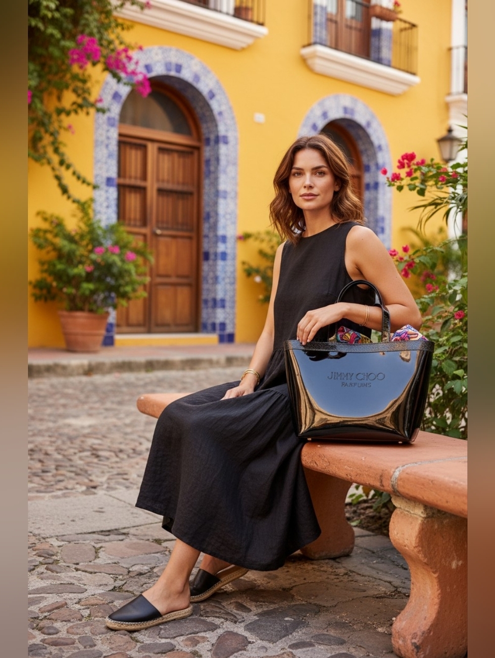 Jimmy Choo Parfums Black Patent Tote Bag - Picture 11 of 15